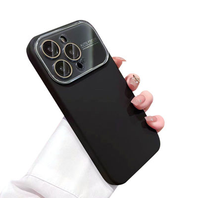 Casillas de teléfono a prueba de choques para Iphone 15 de silicona líquida