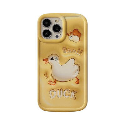 Stereoscópico 3D Fun Duck Cuerpo de teléfono de Apple Iphone 11 12 14 13 14pro Max Paquete completo